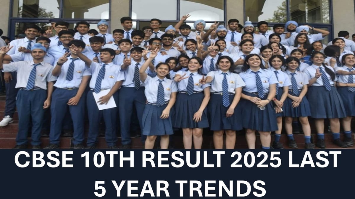 CBSE Result 2025: Class 10th Board Exam Results To be Released Soon, Check Last 5 Year Result Trends