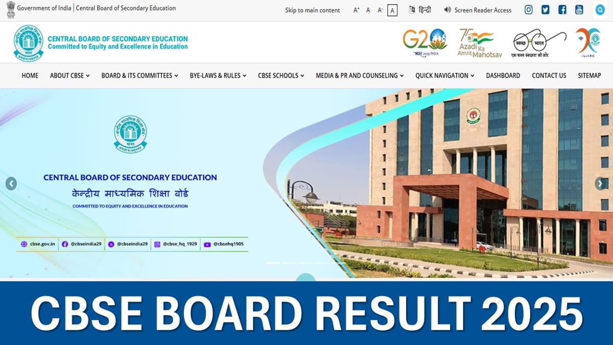 CBSE Board Result 2025: CBSE declares Class XII results; Girls outshine boys by over 5.94% points; over 91% girls passed the exam