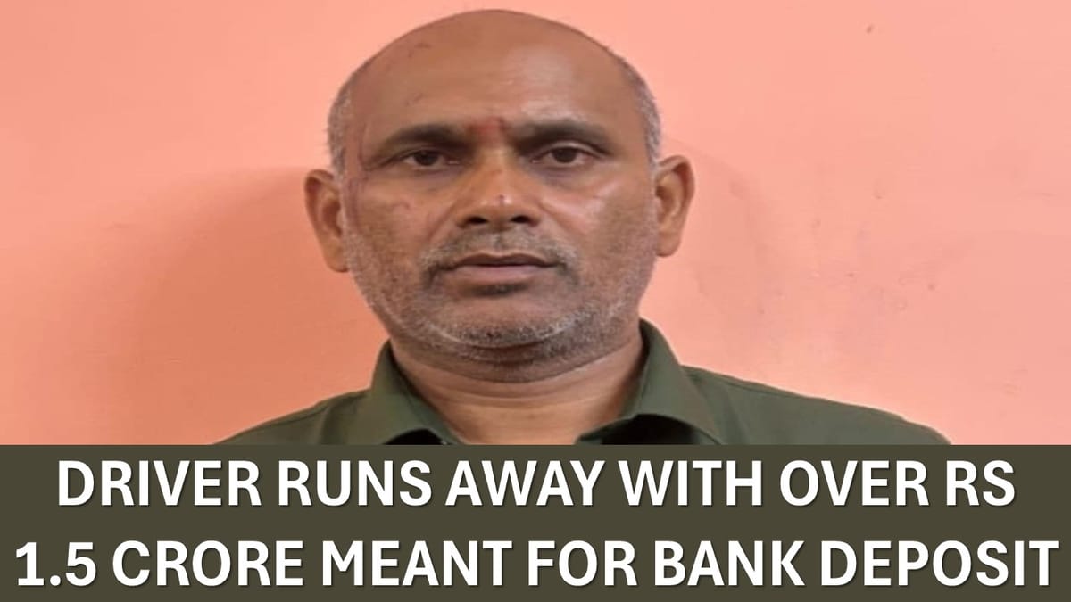 Chartered Accountant’s Driver Caught after Escaping with Rs. 1.5 crore