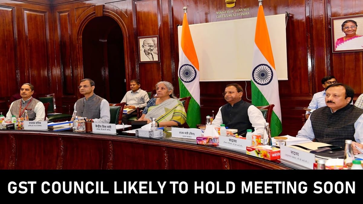 GST Council Expected to Hold Meeting Soon to Discuss Rate Rationalisation