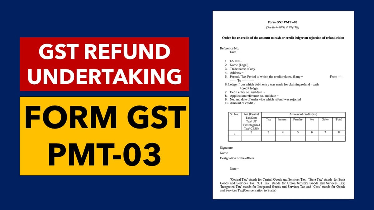 GST Refund for Risky Exporter: HC facilitates submission of Form PMT-03 in wake of technical issue with GSTN
