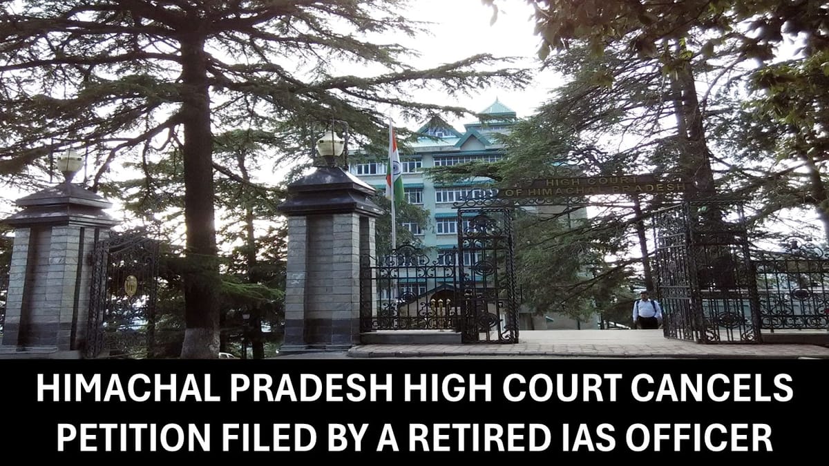 HC rejects Petition Filed by a Retired IAS Officer on Challenging Eligibility Criteria for Technical Post in GSTAT