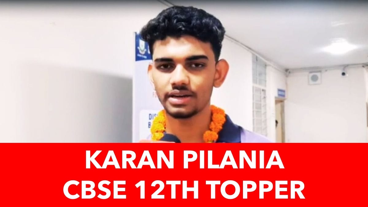 Meet CBSE 12th Topper Karan Pilania, son of Army Officer posted in Jammu, got 499 marks out of 500