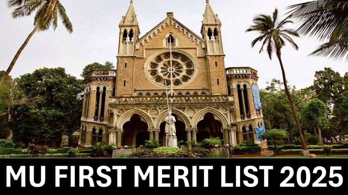 Mumbai University Merit List: MU Merit List Released at mu.ac.in, Know How to Check and latest Updates Below