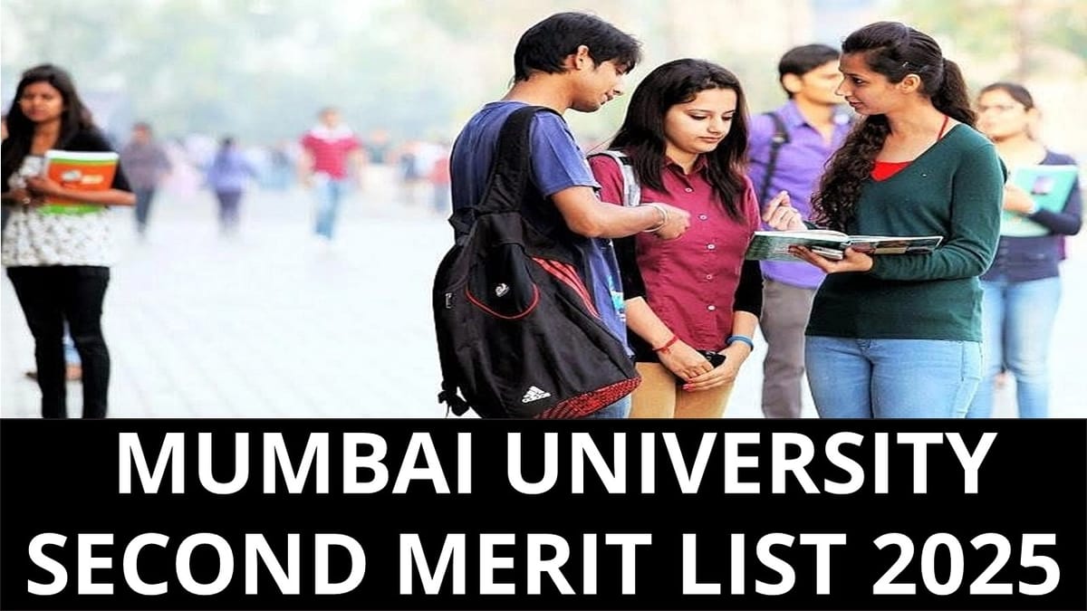 Mumbai University 2nd Merit List 2025: Mumbai University 2nd Merit List Likely to be Released on 31 May at muugadmission.samarth.edu.in