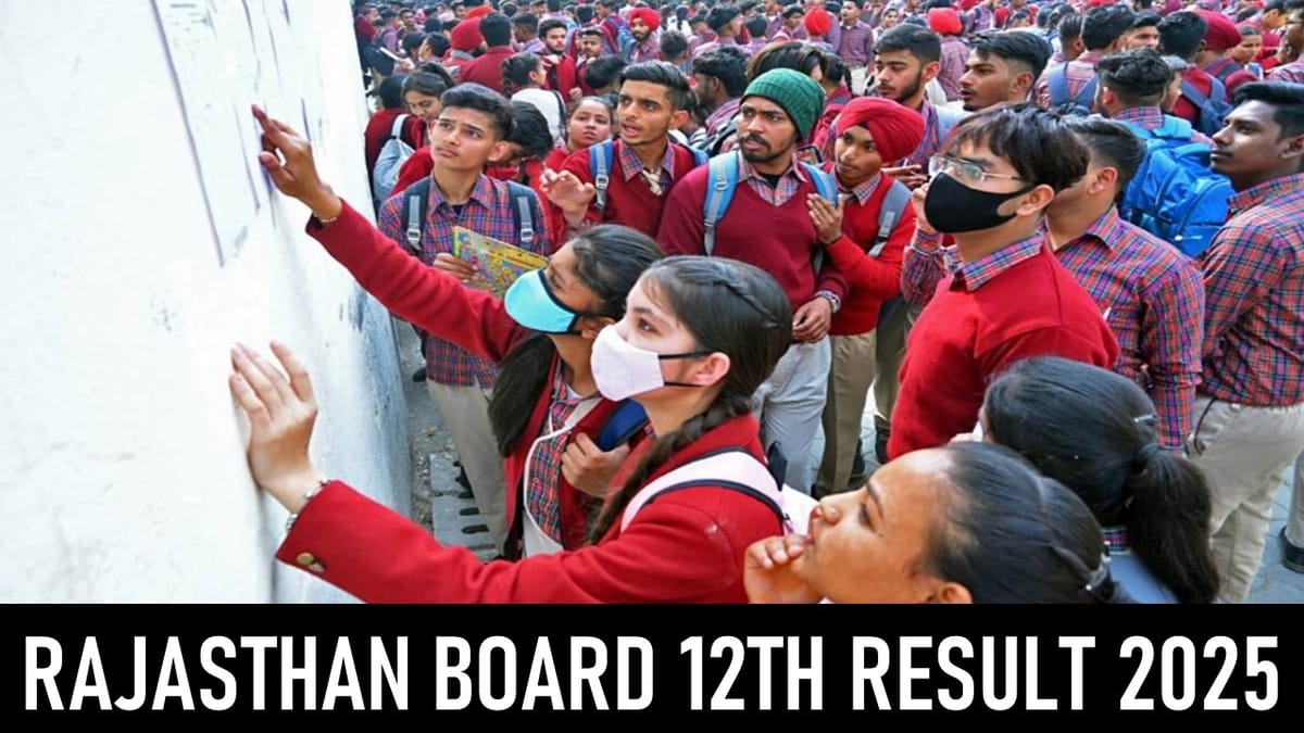 Rajasthan Board 12th Result 2025 to Be Released On This Date at rajeduboard.rajasthan.gov.in