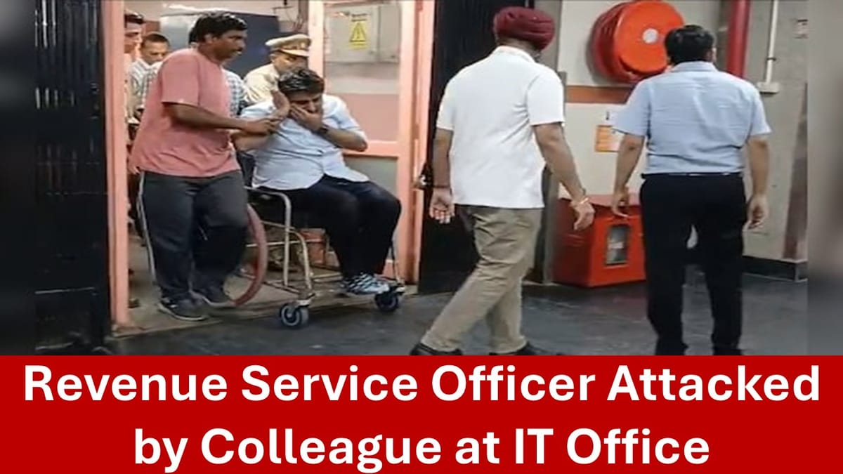 IRS Officer Attacked by Colleague at Income Tax Office