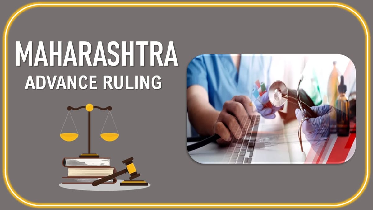 AAR Denies ITC of GST Paid on Import of Sample Drug