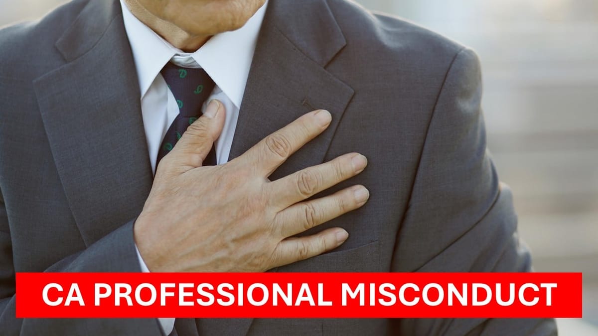 ICAI Revises Disciplinary Penalty: Permanent Ban Reduced to 10 Years