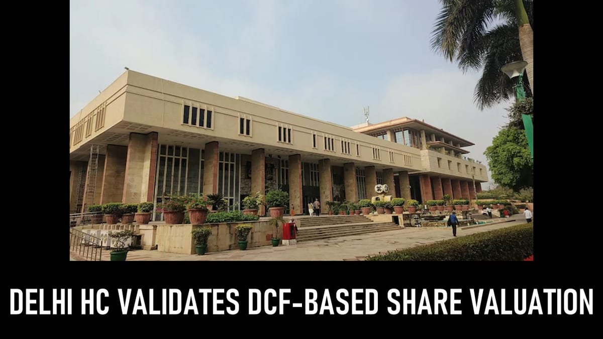 Court: CA-Certified DCF Valuation Valid, Disclaimers Not a Basis for Rejection