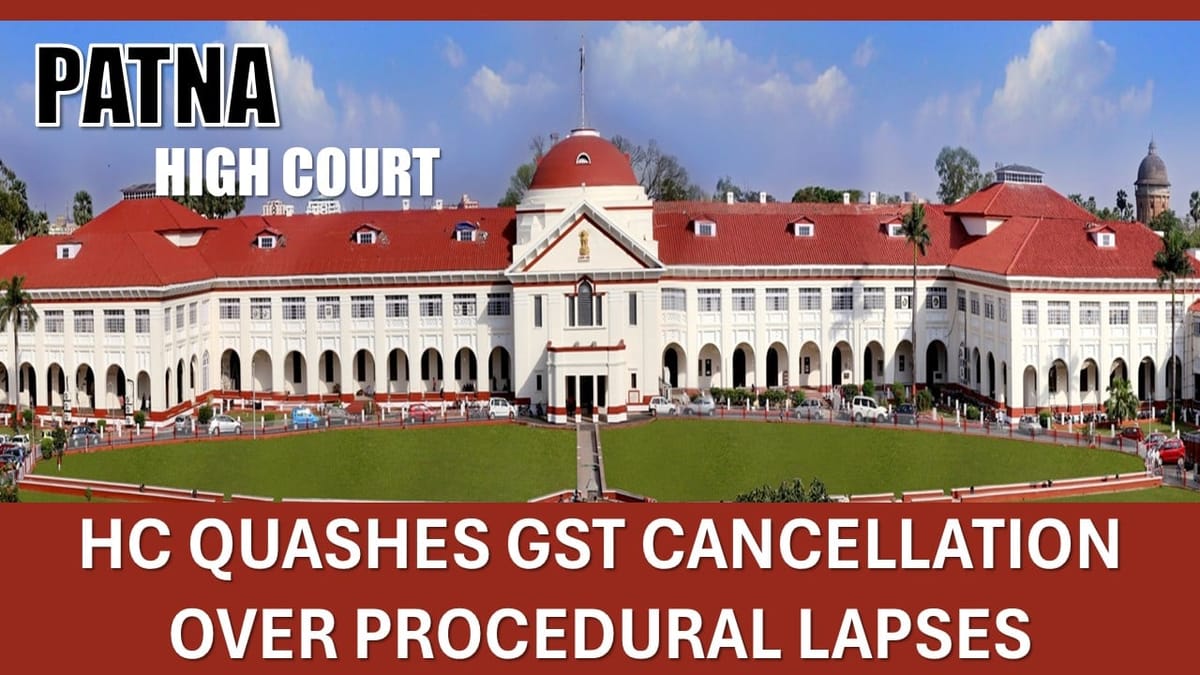 High Court Quashes Cancellation of GST Registration, Directs Acceptance of Belated Returns