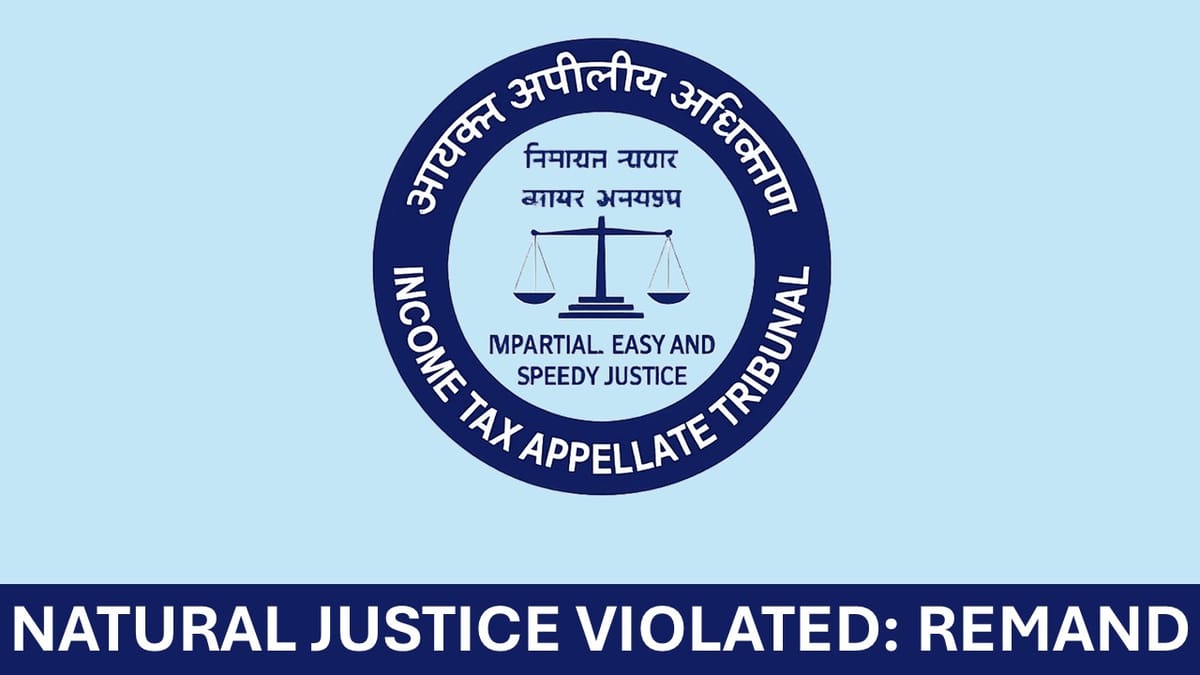 ITAT remands back Dubious Share Capital matter for violation of natural justice