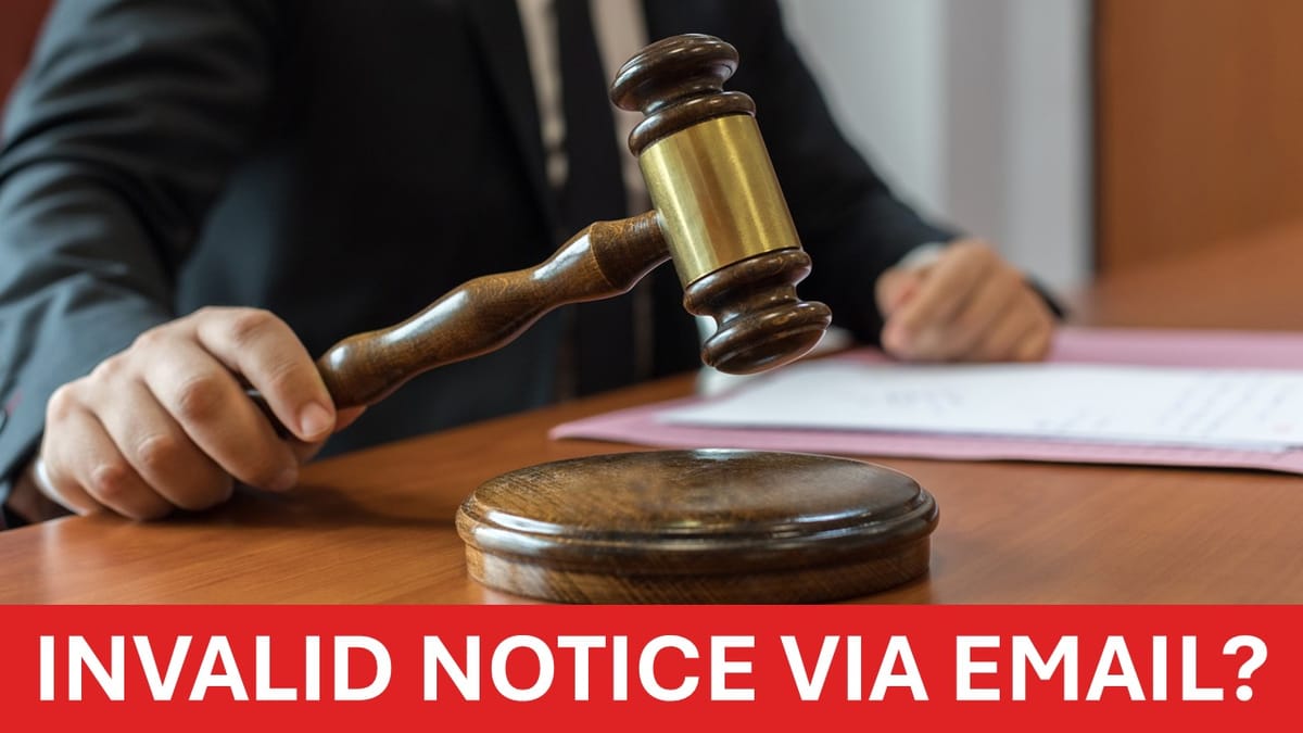 Income Tax Notice Dated 31 March but E-Mailed on 1 April is Invalid: HC