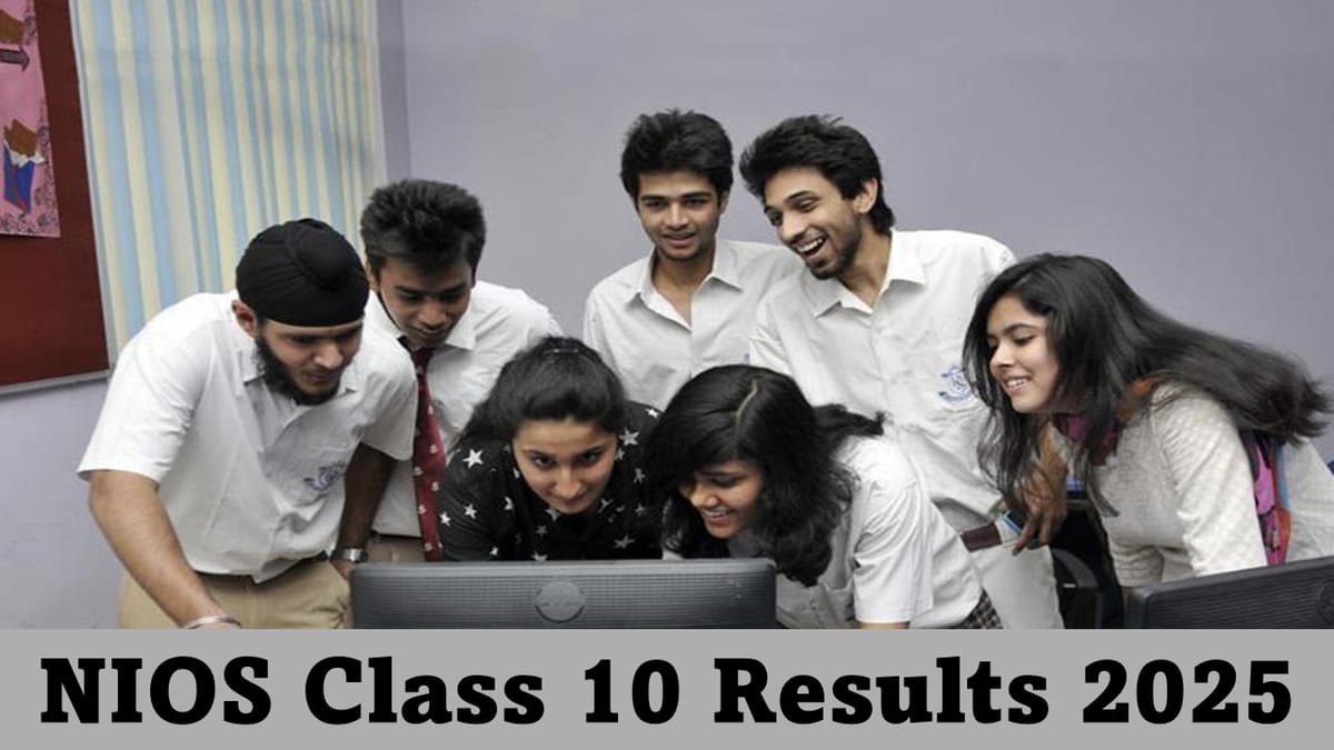 NIOS Class 10 Results 2025: NIOS Class 10 Results to be released soon at results.nios.ac.in, Know How to Download