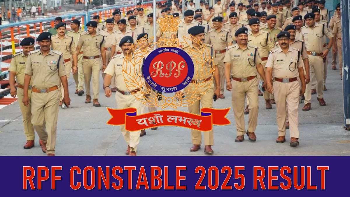 RRB RPF Constable 2025: RRB RPF Constable Result 2025 To Be Out Soon at rrbcdg.gov.in