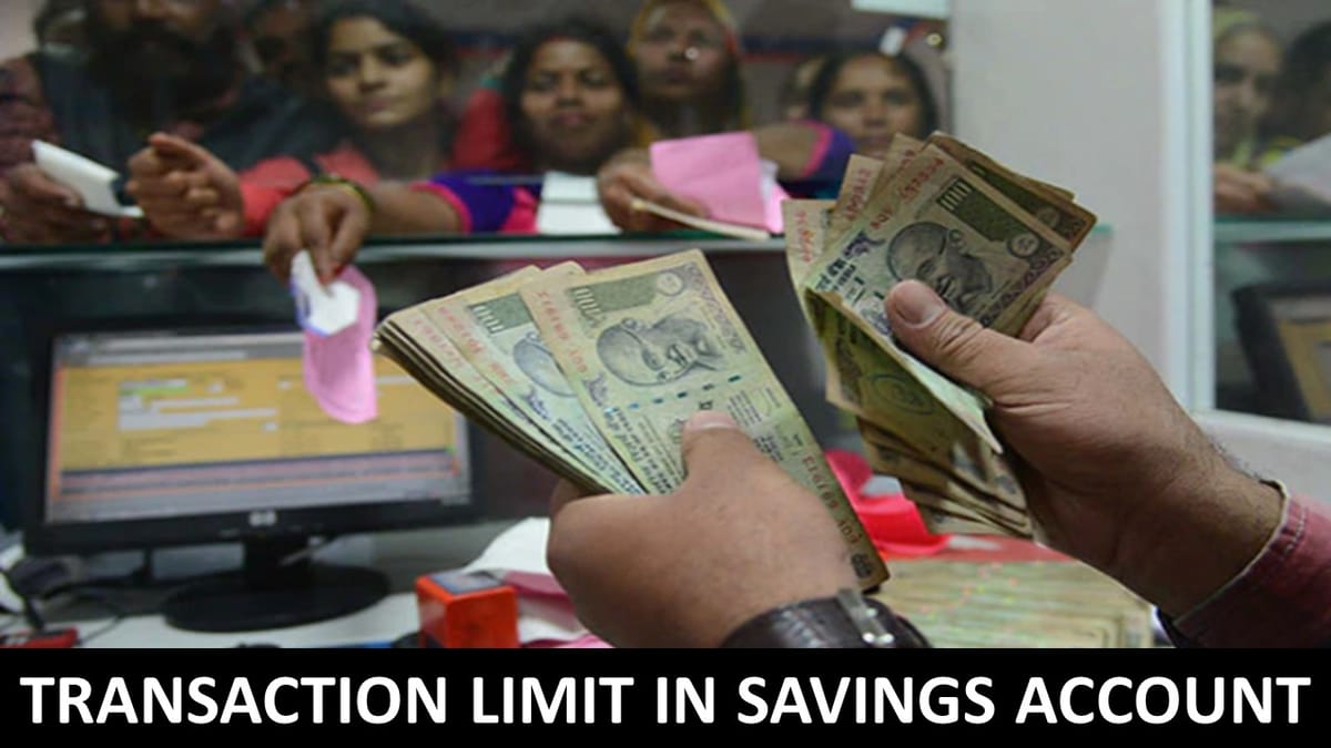 How Much Cash Can You Deposit in a Savings Account Without Getting Tax Notice?