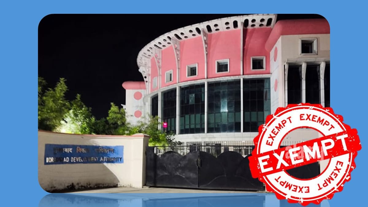 CBDT Notifies Moradabad Development Authority for Exemption u/s 10(46A) w.e.f. AY 24‑25