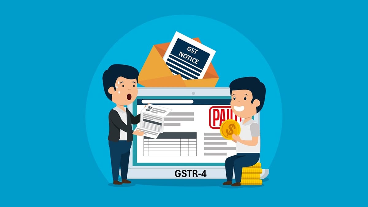 GST: Bulk, Unverified GSTR-4 Notices for FY25 Flood Inboxes Across India