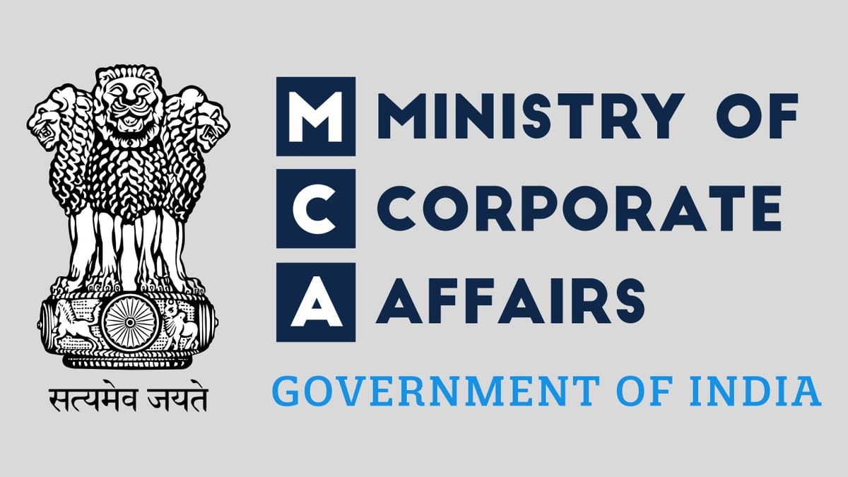 MCA Appoints Part Time Member in Appellate Authority for CA, CMA and CS Act