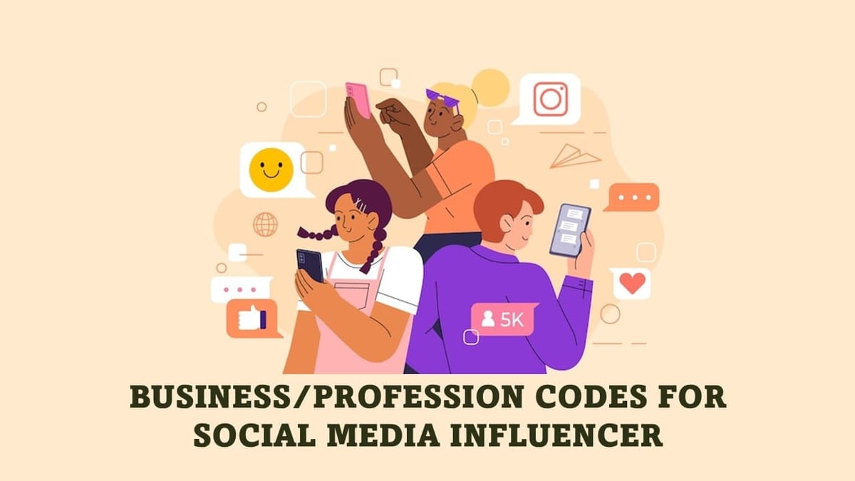 Income Tax Dept Introduces New Code for “Social Media Influencers” in ITR