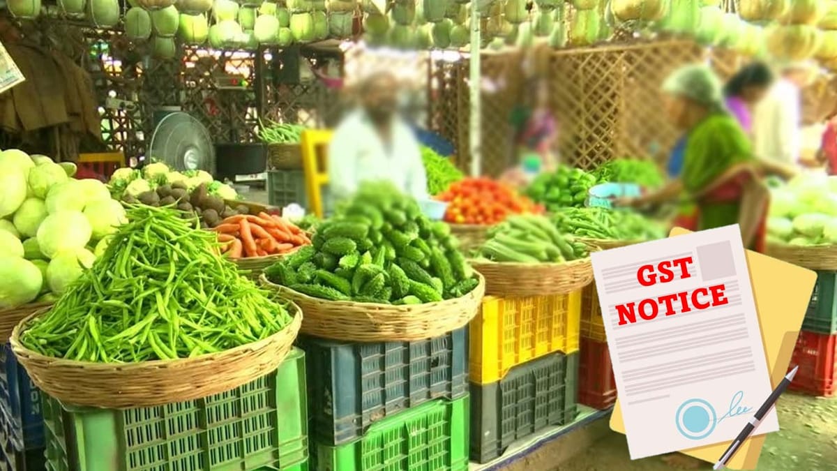 GST Notice Shocks Vegetable Seller accepting digital payment