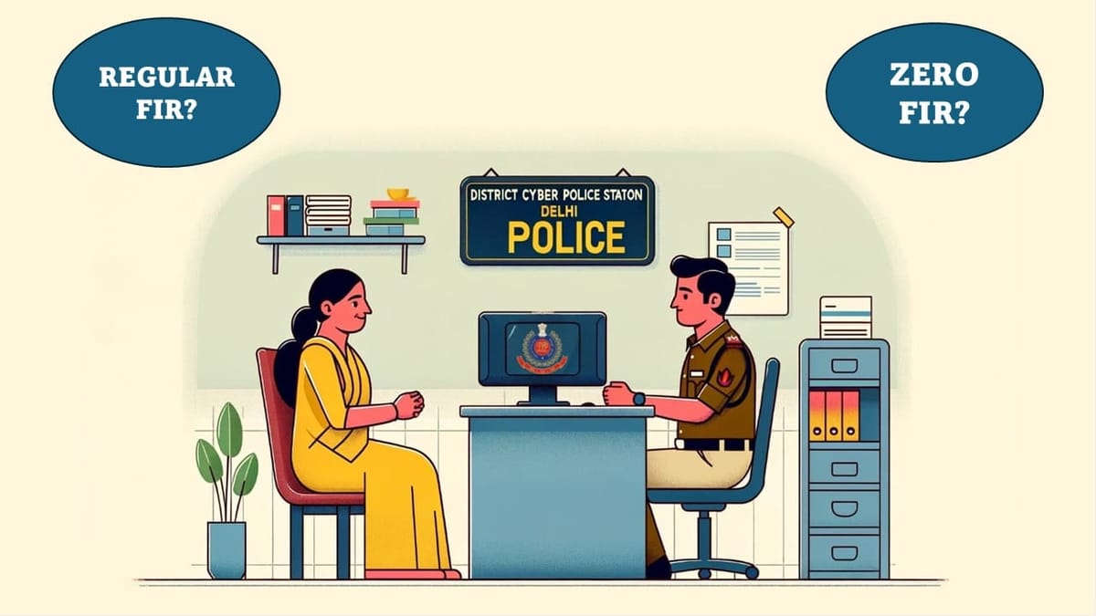 Regular FIR and Zero FIR: Meaning, Differences, Jurisdiction, and Use