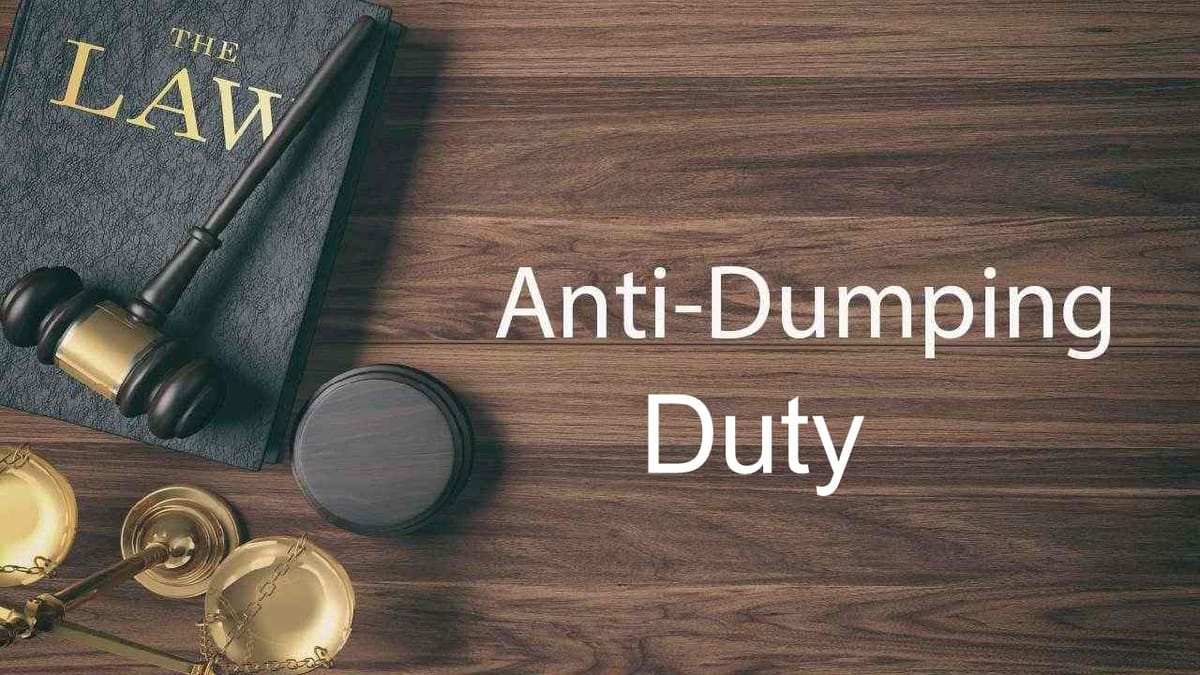 Government Extends Anti-Dumping Duty on TDI Imports Until March 2026