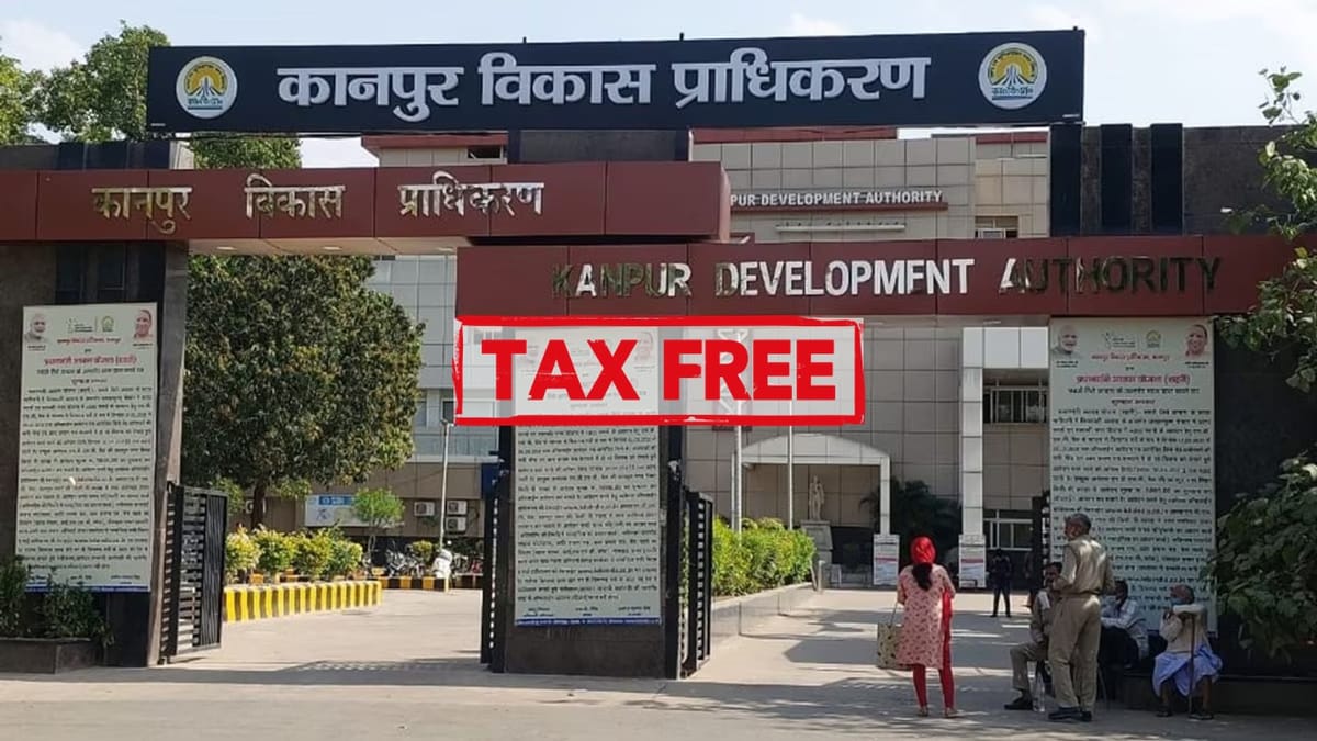Government Grants Tax Exemption to Kanpur Development Authority Income Tax Act