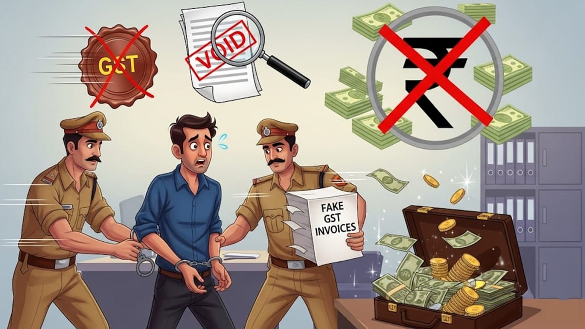 Massive GST Fraud Worth Rs. 11.9 Crore Exposed! Dept Nabs Man for Fraudulently Claiming ITC