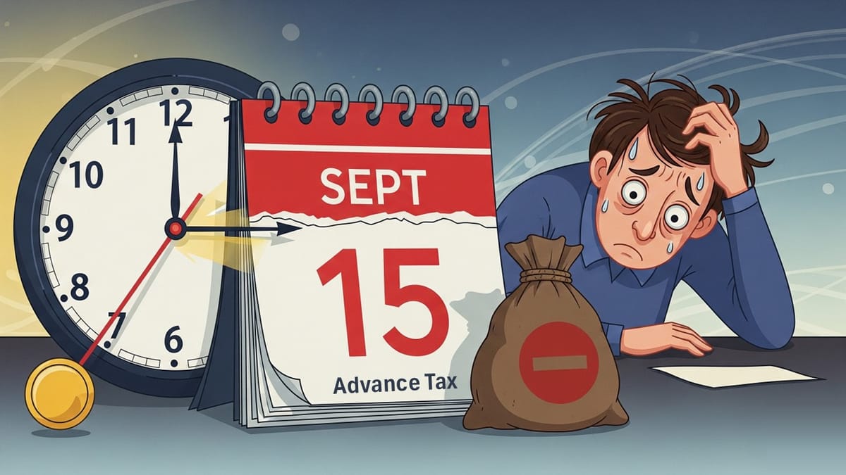 Advance Tax Deadline 15 Sept 2025: Avoid Interest Charges Under Sections 234B and 234C