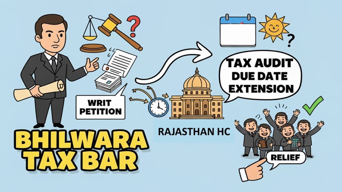 Bhilwara Tax Bar Association Files Writ Petition in Rajasthan High Court for Tax Audit Due Date Extension