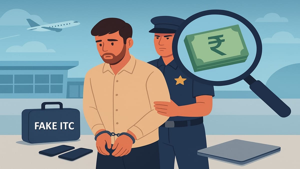 DGGI Arrests 24-Year-Old Businessman at Bengaluru Airport in Fake ITC Racket Worth 419 Crore