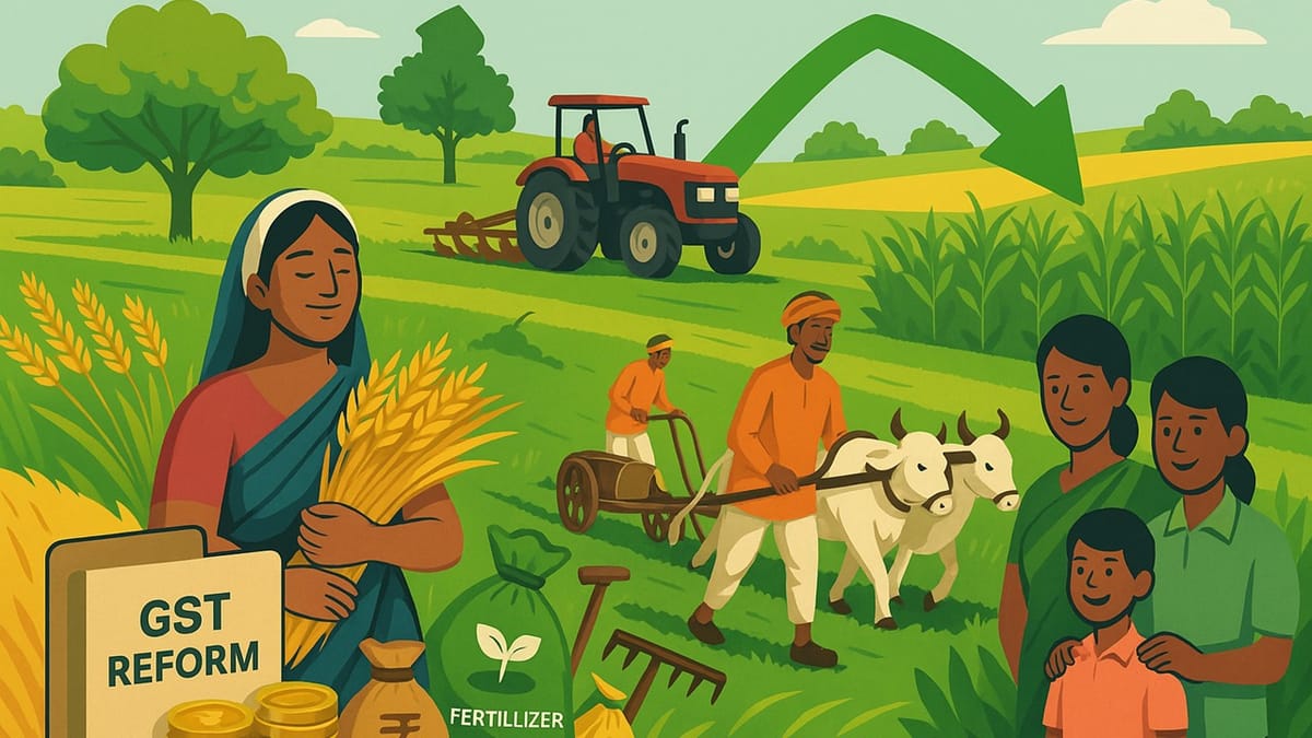 Historic GST Reduction Brings Relief to Agriculture and Livelihoods