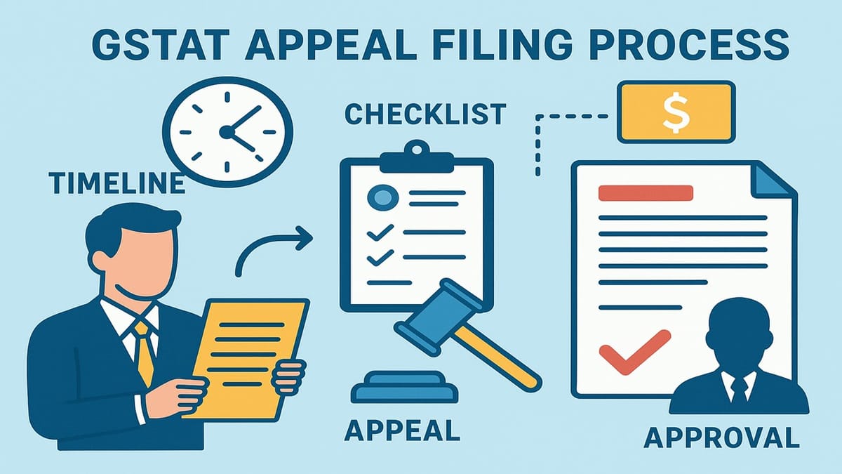 GSTAT Appeal Filing: Staggered Schedule and Process, Step-by-Step Process to file appeal on GSTAT