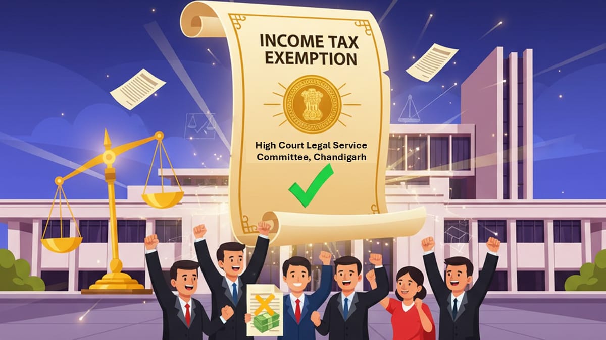 CBDT exempts Income of High Court Legal Service Committee u/s 10(46) of Income Tax