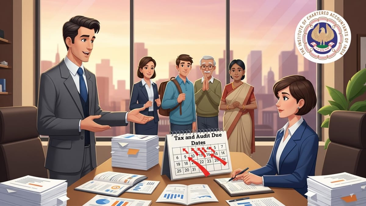 ICAI Seeks Extension of Tax and Audit Filing Deadlines and Auto-Renewal for Trusts