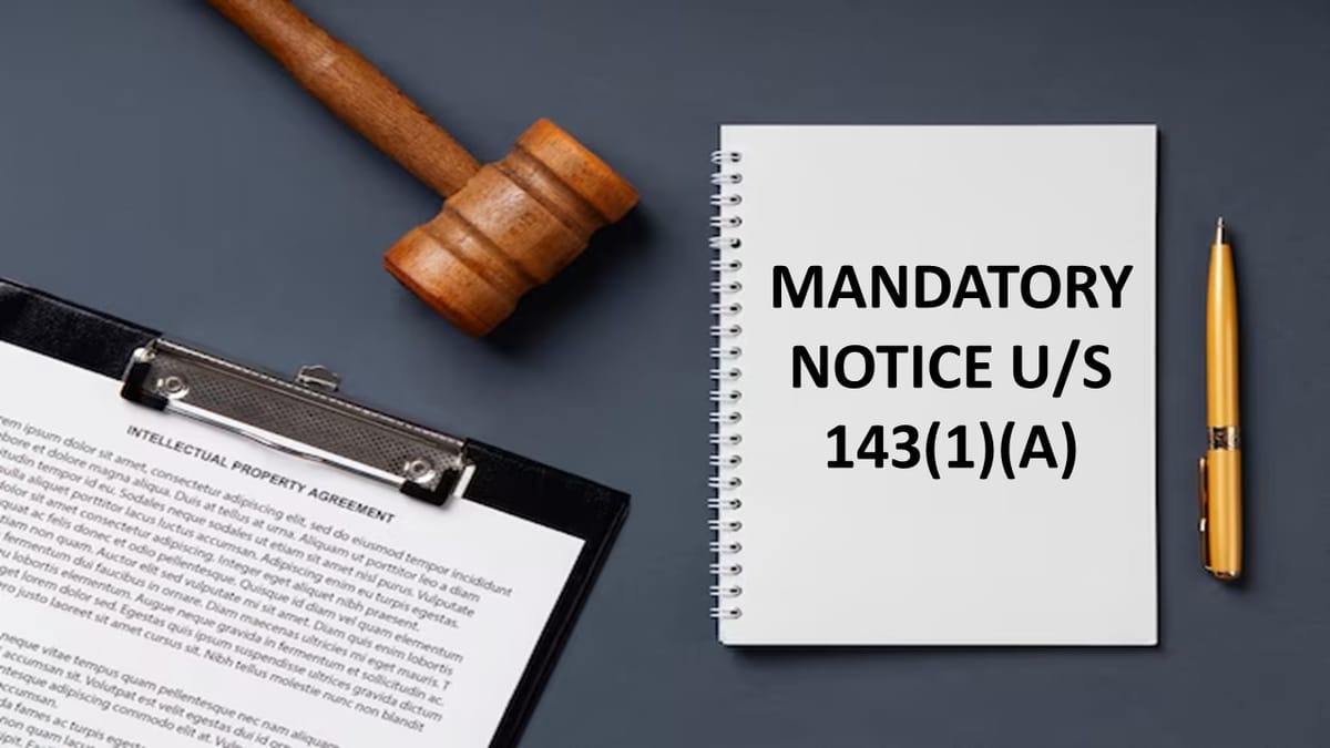 ITAT Quashes CPC Adjustment Made Without Mandatory Notice u/s 143(1)(a)