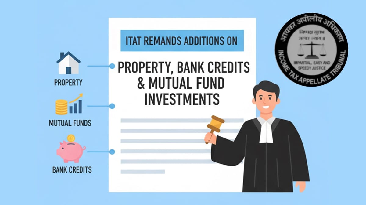 ITAT Remands Additions on Property, Bank Credits & Mutual Fund Investments