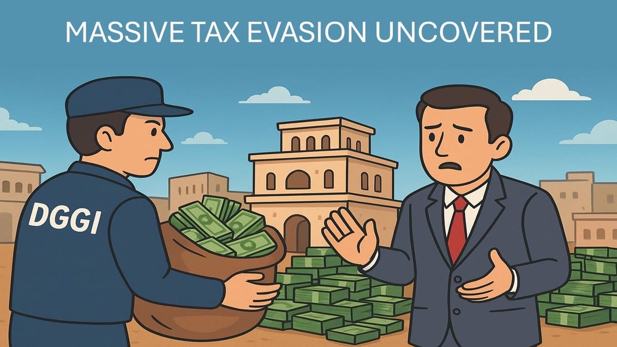Massive Tax Evasion Uncovered in Rajasthan’s Marble City During DGGI Raid