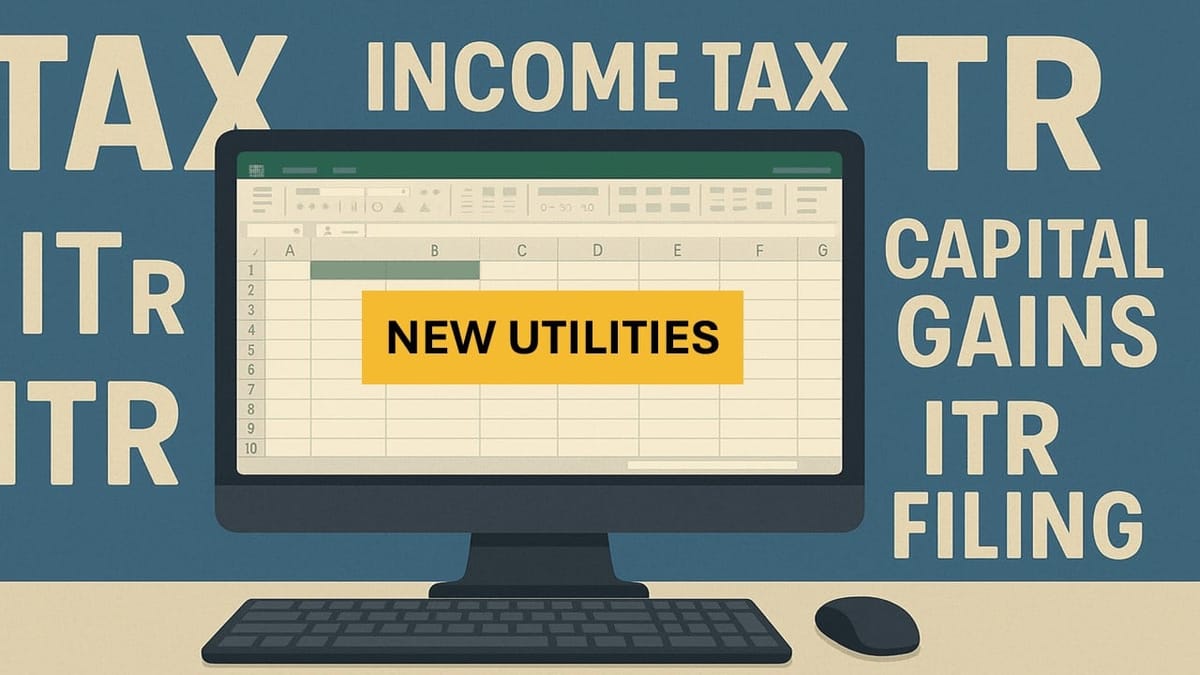 IT Dept Releases Excel Utilities for Updated Returns: ITR-5, ITR-6 and ITR-7 For AY 2021-22 and 2022-23