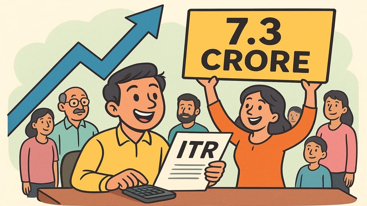 Over 7.3 Crore People Filed ITR by Sept 15, More Than Last Year: CBDT