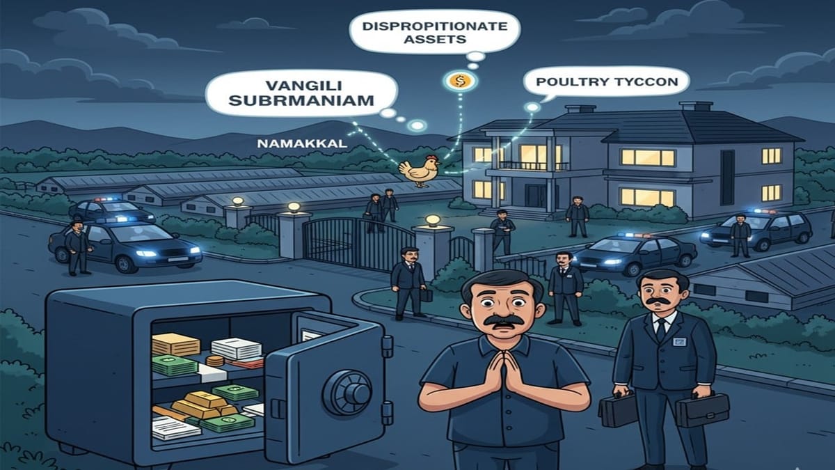 Massive IT Raid Targets Tamil Nadu Poultry Farm Owner’s Premises Over Asset Discrepancy