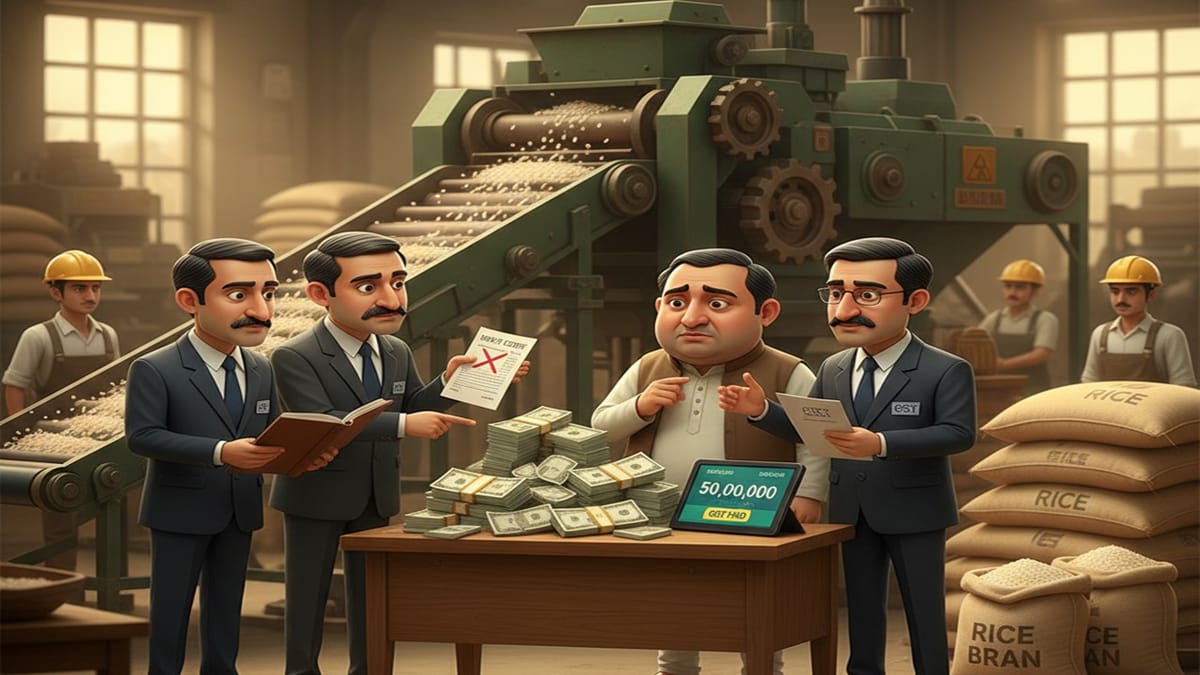 GST Dept. Unveils GST Evasion Case: Ujaif Agro Rice Mill Pays Rs. 50 Lakh Amid Raid