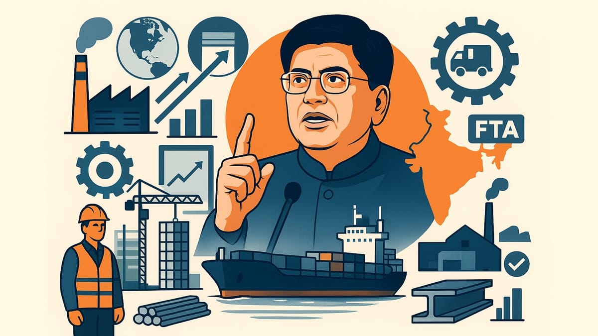 ISA Conclave 2025: Piyush Goyal Calls Steel Backbone of Viksit Bharat