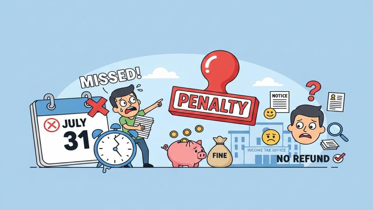 ITR Deadline Today: What if You Fail to File ITR by Today’s Due Date?