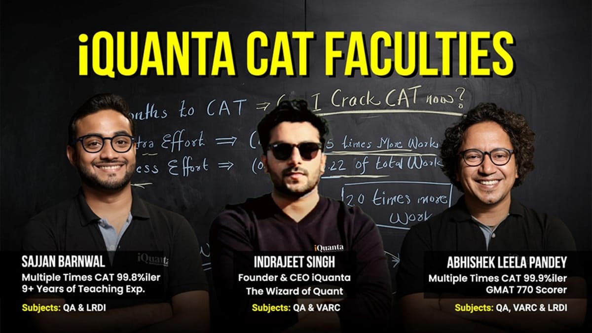 The Right Time for CAT Preparation is NOW: iQuanta Crash Course Launched for CAT 2025