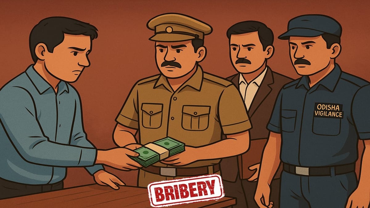 Assistant CT and GST Officer Caught Red-Handed While Accepting Bribe