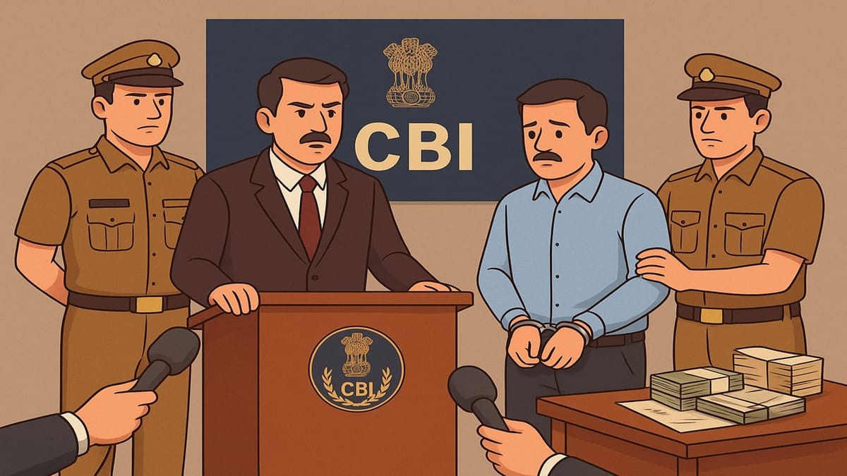 CBI Arrests Officer in Nashik for Demanding Bribe in IGST Case