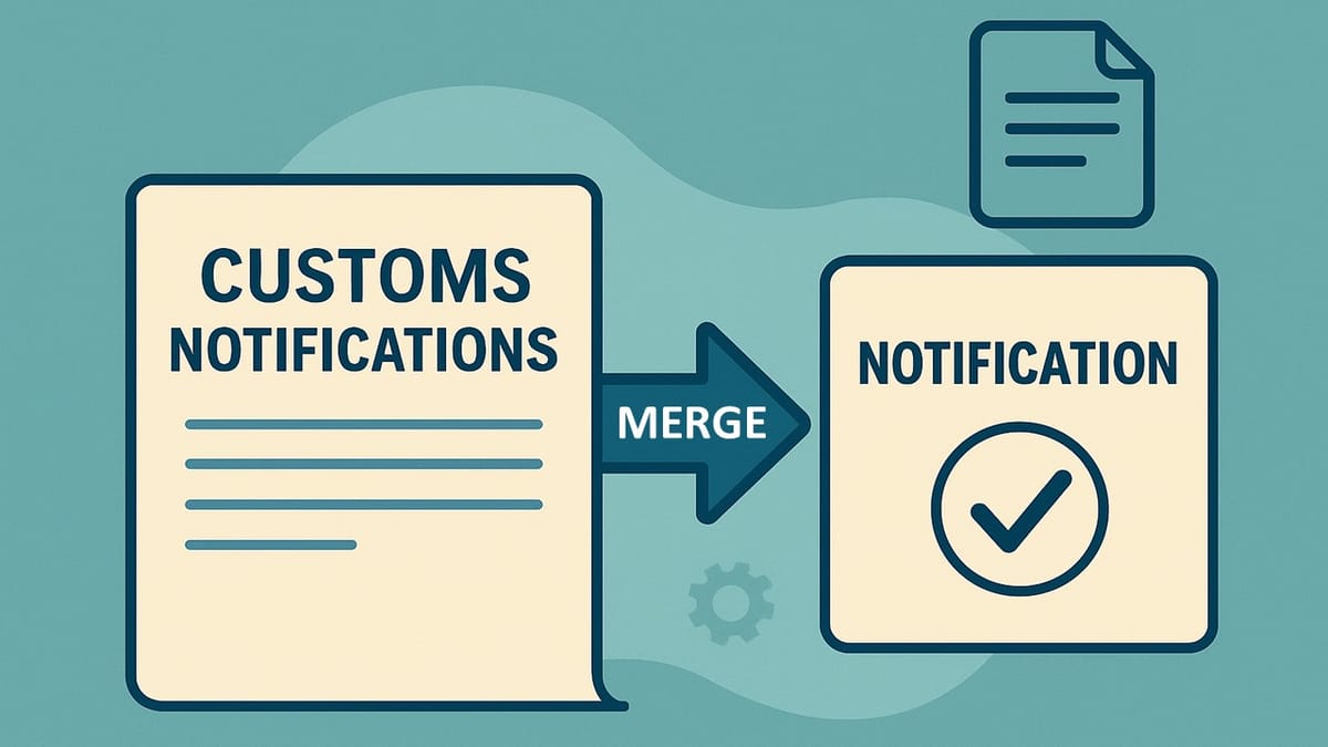 CBIC Merges 31 Customs Notifications into a Single Notification