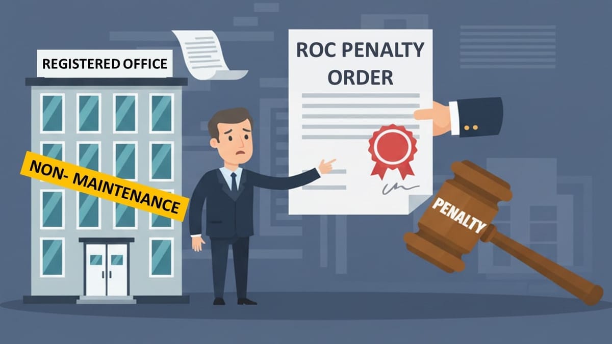 Company and Its Director Penalised For Not Maintaining Registered Office